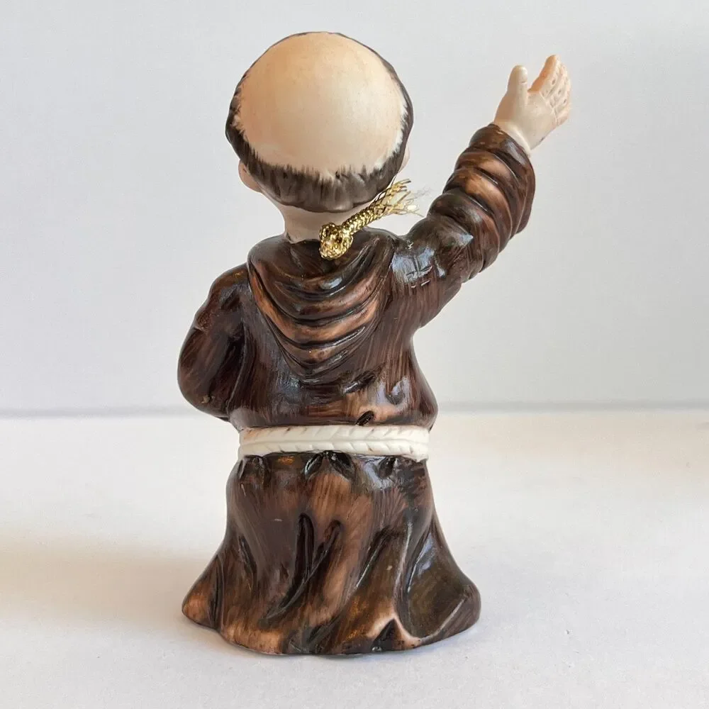 Vintage Monk or Friar Bell Porcelain Enesco?